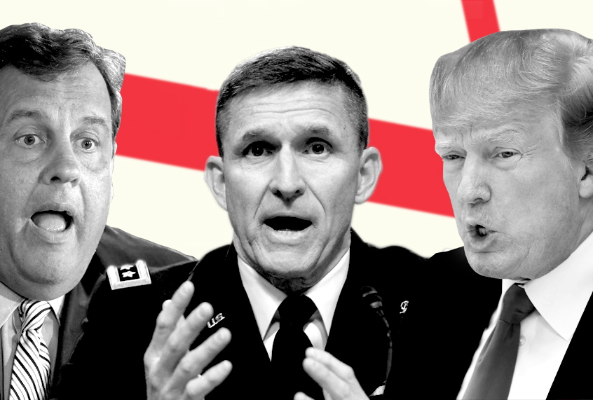 Chris Christie; Michael Flynn; Donald Trump (AP/Salon)
