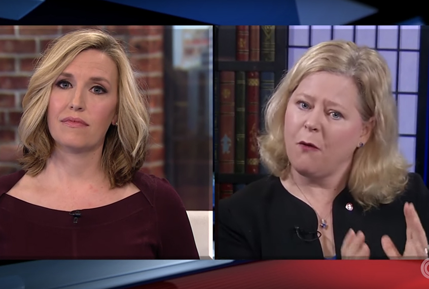 Poppy Harlow and Roy Moore spokeswoman Janet Porter (YouTube/CNN)