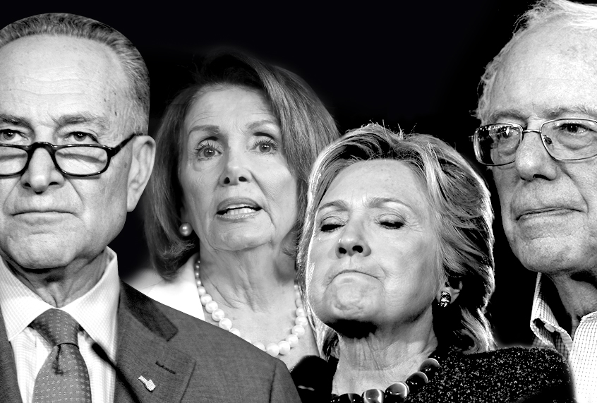 Chuck Schumer; Nancy Pelosi; Hillary Clinton; Bernie Sanders (AP/Getty/Salon)