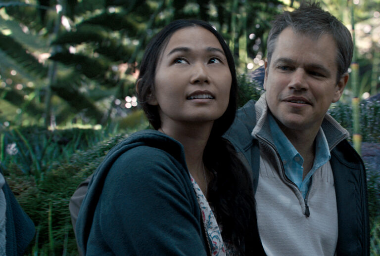 Hong Chau and Matt Damon in "Downsizing" (Paramount Pictures)