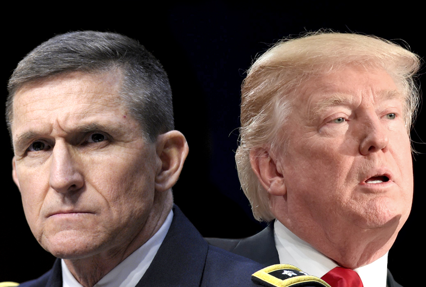Michael Flynn; Donald Trump (AP/Susan Walsh/Getty/Nicholas Kamm/Salon)