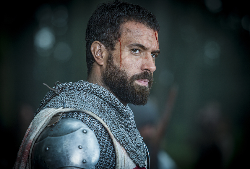 Tom Cullen as Templar Knight Landry in "Knightfall" (History)