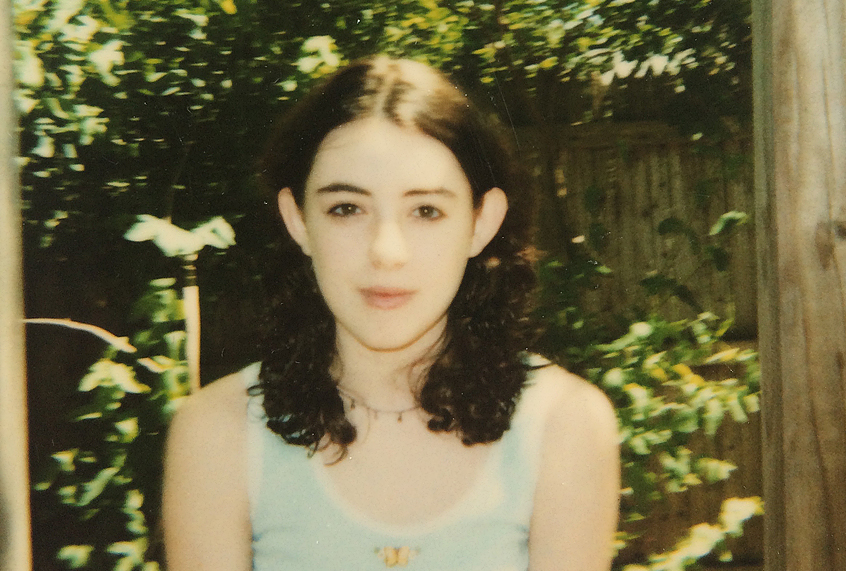 A photo of the author as a girl. (Courtesy of the Author)