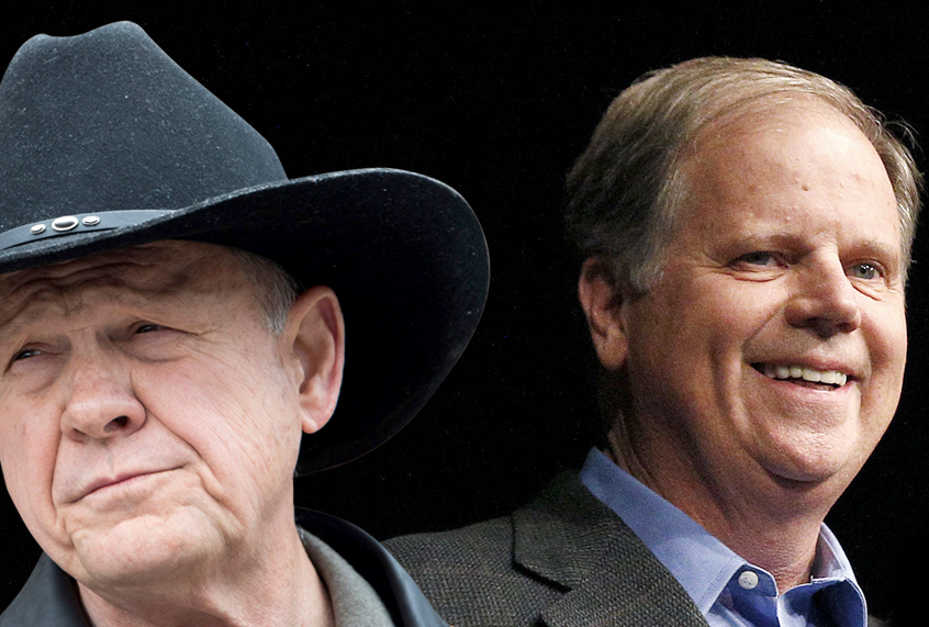 Roy Moore; Doug Jones (Getty/Jim Watson/AP/Brynn Anderson/Salon)