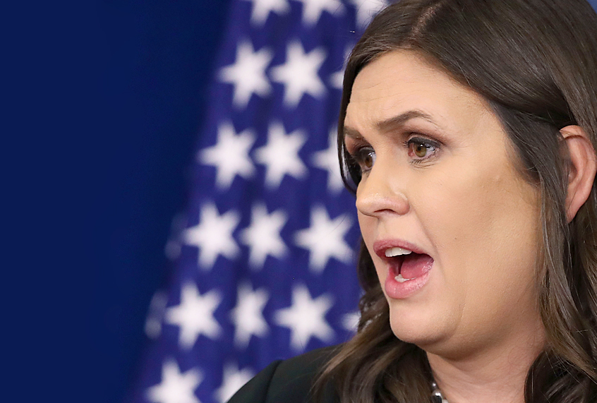 Sarah Huckabee Sanders (Getty/Mark Wilson)