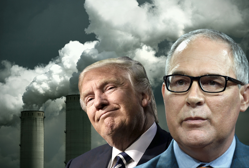 Donald Trump; Scott Pruitt (AP/Getty/Photo montage by Salon)