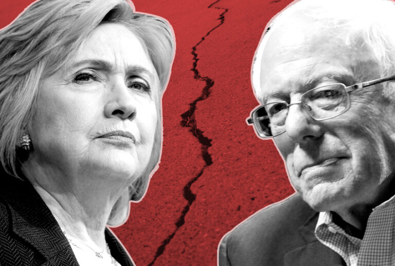 Hillary Clinton; Bernie Sanders (AP/Getty/Salon)