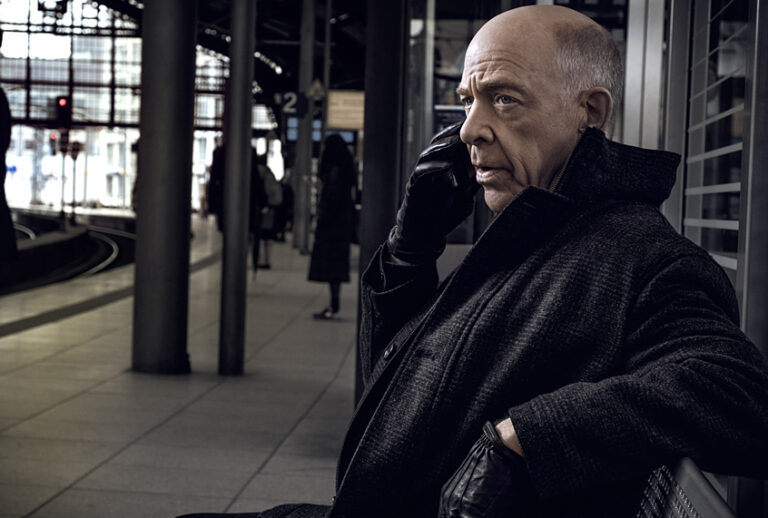 J. K. Simmons as Howard Silk in "Counterpart" (Starz/Nicole Wilder)