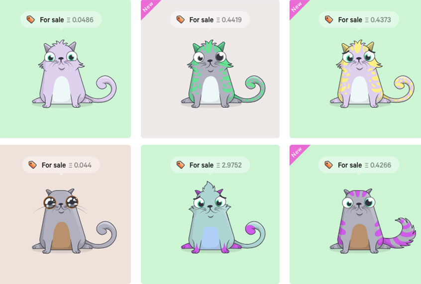 CryptoKitties (www.cryptokitties.co)