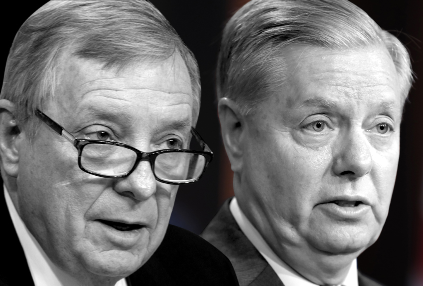 Dick Durbin; Lindsey Graham (AP/Jose Luis Magana/Manuel Balce Ceneta/Salon)