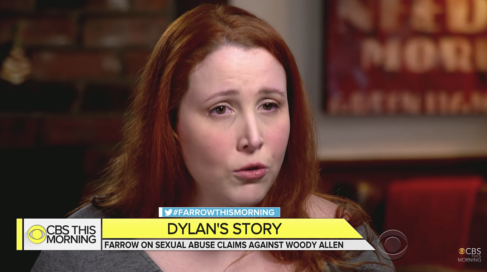 Dylan Farrow on "CBS This Morning" (YouTube/CBS This Morning)