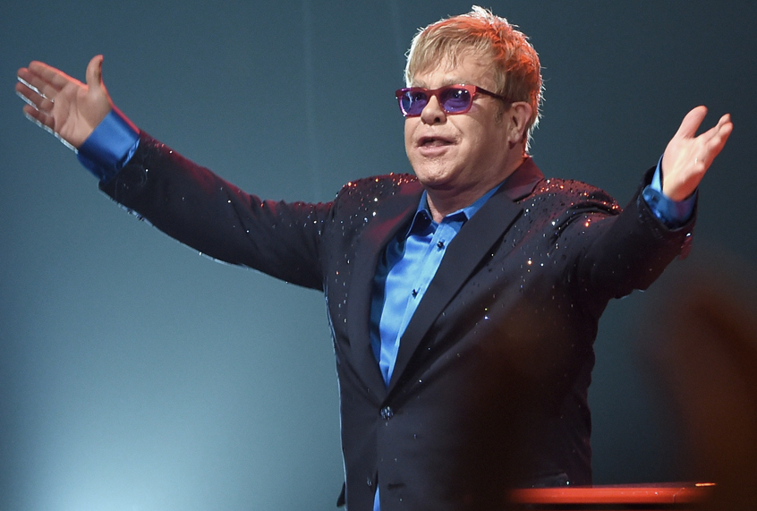 LOS ANGELES, CA - JANUARY 13:  Elton John performed songs from his new album Wonderful Crazy Night out February 5, as well as classic hits, on January 13th at the Wiltern in Los Angeles.  (Photo by Larry Busacca/Getty Images for Island Records) (Getty/Larry Busacca)