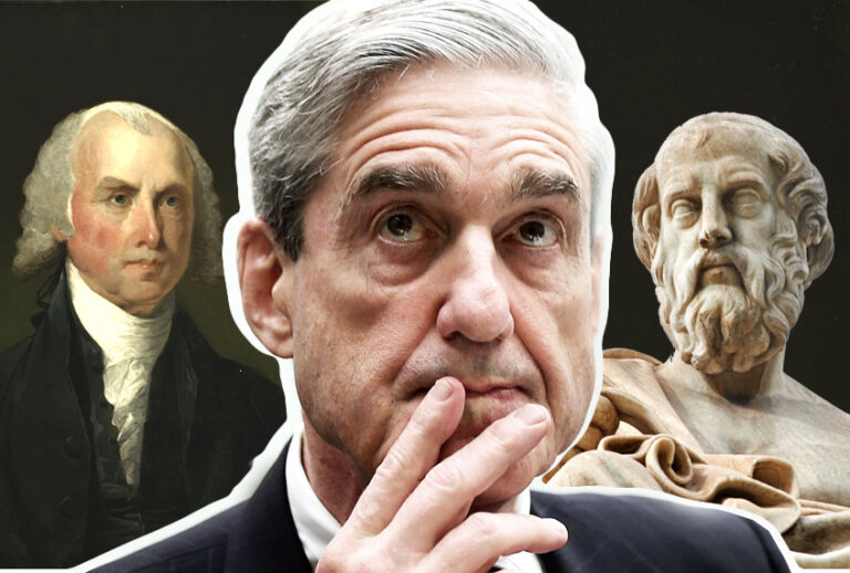 James Madison; Robert Mueller; Plato (Getty/Wikimedia/Shutterstock/Salon)