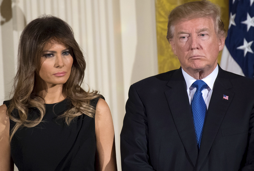 Donald Trump; Melania Trump (Getty/Saul Loeb)