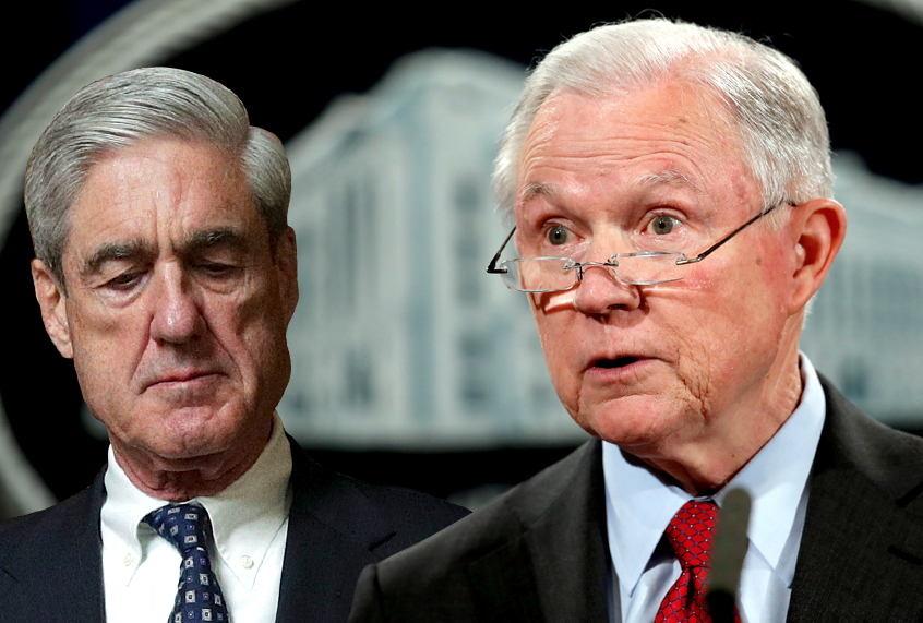 Robert Mueller; Jeff Sessions (Getty/Alex Wong/AP/Carolyn Kaster/Salon)