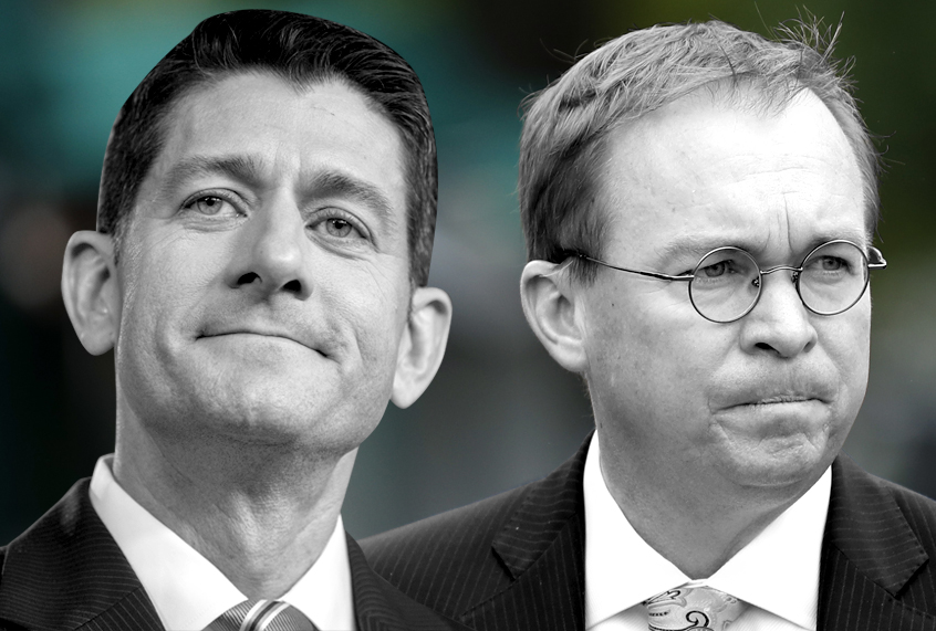Paul Ryan; Mick Mulvaney (AP/J. Scott Applewhite/Alex Brandon)