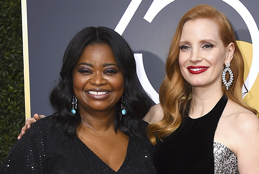 Octavia Spencer; Jessica Chastain (AP/Jordan Strauss)