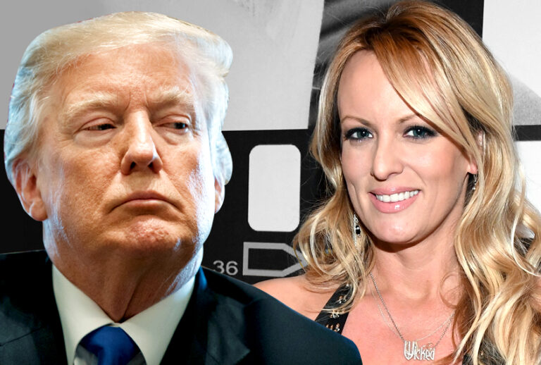 Donald Trump; Stormy Daniels (AP/Evan VuccI/Getty/Ethan Miller)