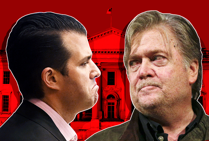 Donald Trump Jr.; Steve Bannon (Getty/AP/Shutterstock/Salon)