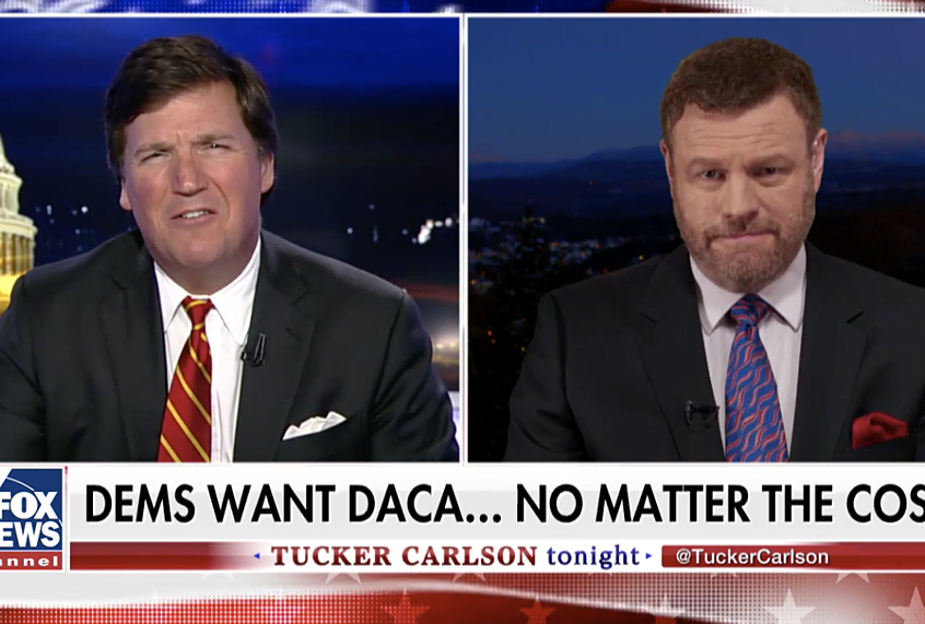 Tucker Carlson and Mark Steyn on "Tucker Carlson Tonight" (Fox News)
