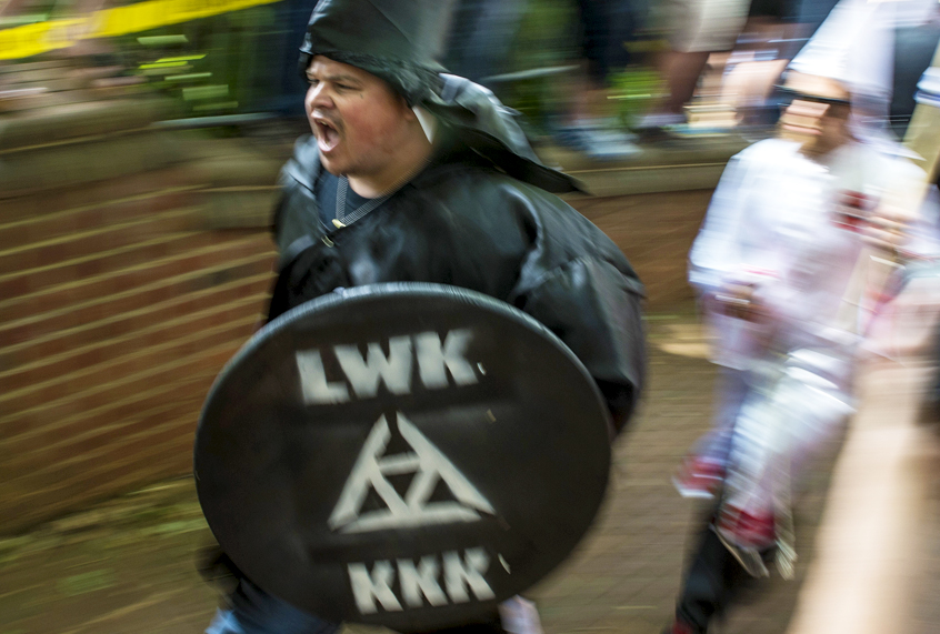 Member of the Ku Klux Klan (Getty/Andrew Caballero-Reynolds)