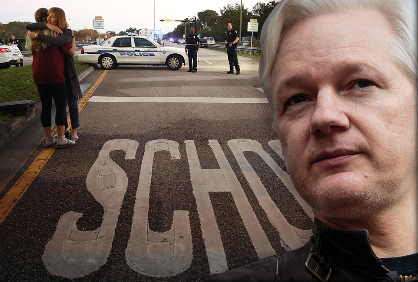 LONDON, ENGLAND - MAY 19: Julian Assange speaks to the media from the balcony of the Embassy Of Ecuador on May 19, 2017 in London, England.  Julian Assange, founder of the Wikileaks website that published US Government secrets, has been wanted in Sweden on charges of rape since 2012.  He sought asylum in the Ecuadorian Embassy in London and today police have said he will still face arrest if he leaves. (Photo by Jack Taylor/Getty Images) (Getty Images)