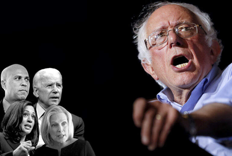 Bernie Sanders; Cory Booker; Joe Biden; Kamala Harris; Kirsten Gillibrand (AP/Salon)
