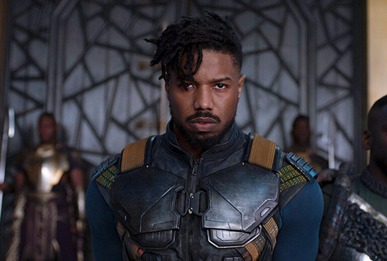 Michael B. Jordan as  N'Jadaka / Erik "Killmonger" Stevens in "Black Panther" (Marvel Studios)