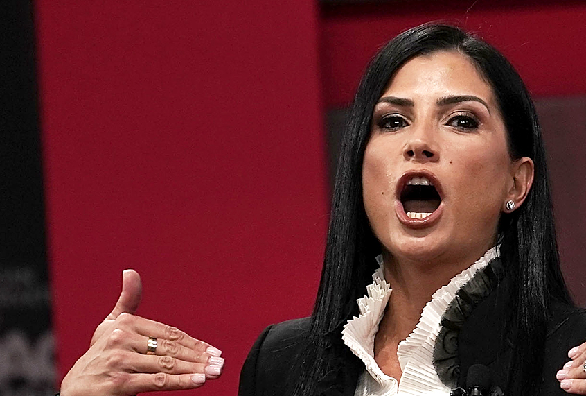 NRA spokeswoman Dana Loesch speaks during CPAC 2018. (Getty/Alex Wong)