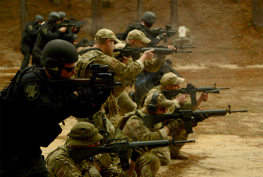 The Richland County Sheriff’s Department’s Special Response Team conducts basic SWAT training. (VANISH Films)