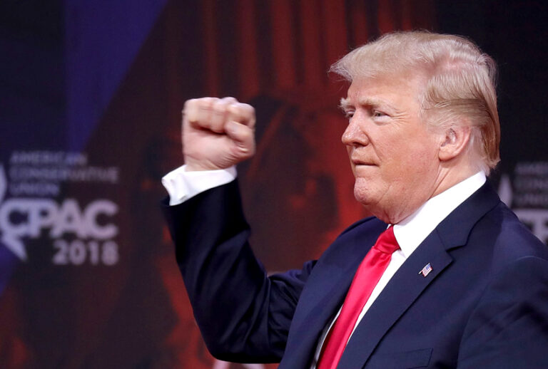Donald Trump at the Conservative Political Action Conference (Getty/Chip Somodevilla)