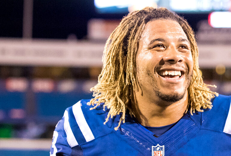 Edwin Jackson #53 of the Indianapolis Colts (Getty/Brett Carlsen)