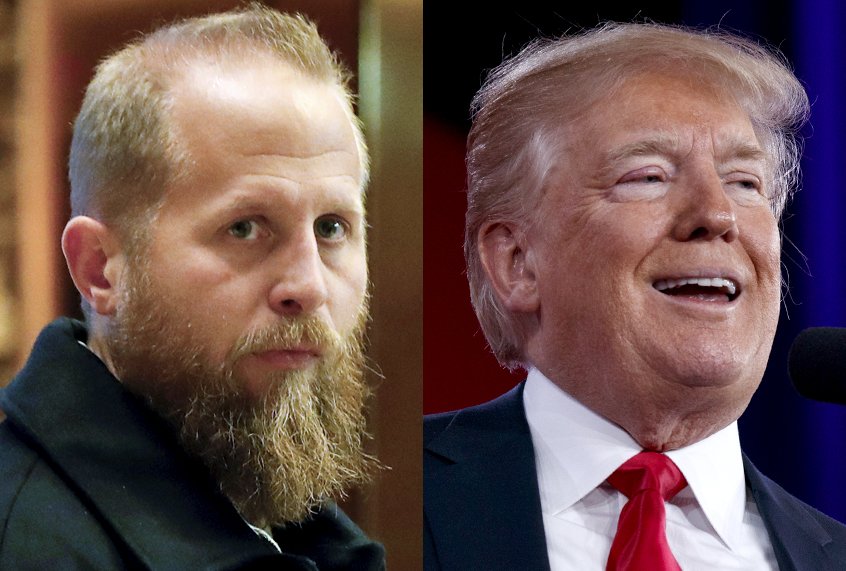 Brad Parscale; Donald Trump (AP/Carolyn Kaster/Evan Vucci)