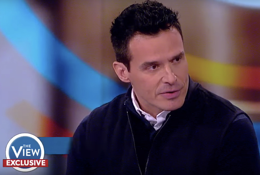 Antonio Sabato Jr. on "The View" (YouTube/The View)