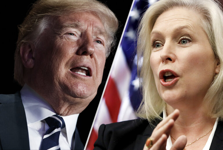 Donald Trump; Kirsten Gillibrand (AP/Evan Vucci/Jacquelyn Martin)