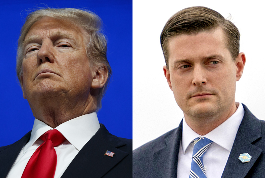 Donald Trump; Rob Porter (AP/Evan Vucci/Andrew Harnik)