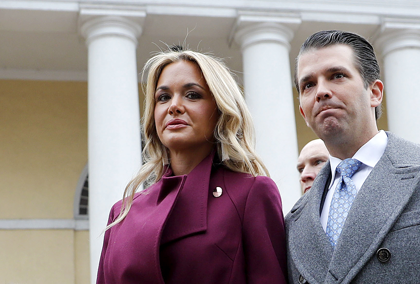 Vanessa Trump and Donald Trump Jr. (AP/Pablo Martinez Monsivais)
