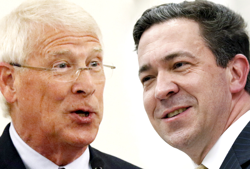 Roger Wicker; Chris McDaniel (AP/Rogelio V. Solis)