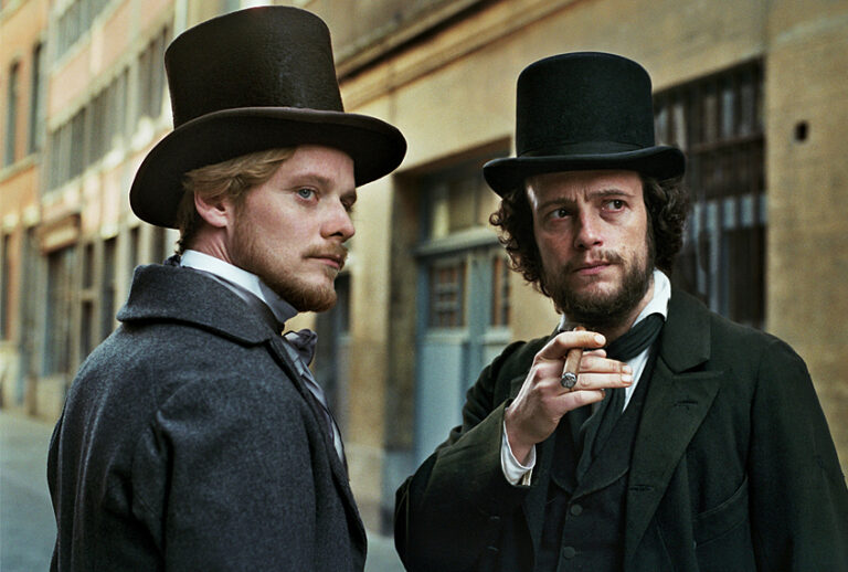 Stefan Konarske and August Diehl in "The Young Karl Marx" (Berlin International Film Festival/Kris Dewitte)