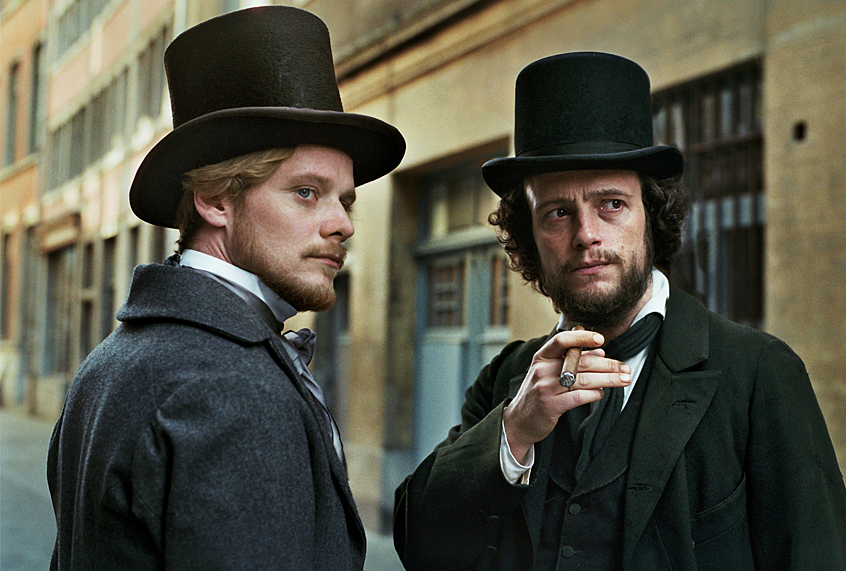 Stefan Konarske and August Diehl in "The Young Karl Marx" (Berlin International Film Festival/Kris Dewitte)