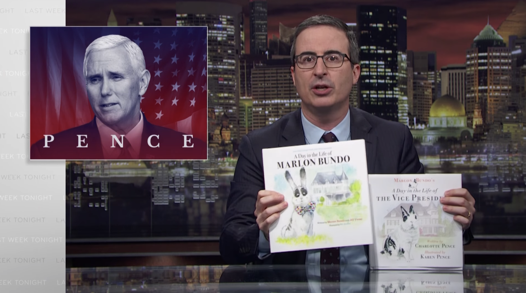 John Oliver on "Last Week Tonight" (HBO)