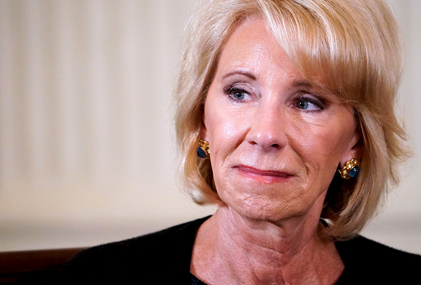 US Education Secretary Betsy DeVos (Getty/Mandel Ngan)