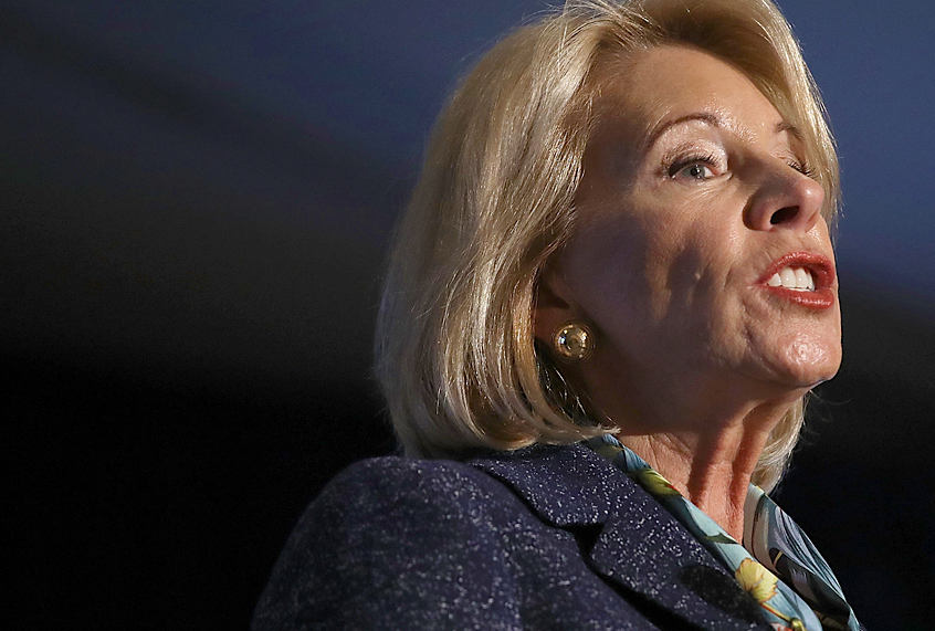 U.S. Education Secretary Betsy DeVos (Getty/Win McNamee)