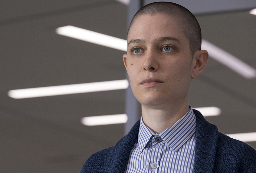 Asia Kate Dillon as Taylor in "Billions" (Jeff Neumann/Showtime)