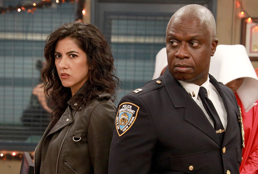 tephanie Beatriz and Andre Braugher in "Brooklyn Nine Nine" (Fox/Jordin Althaus)
