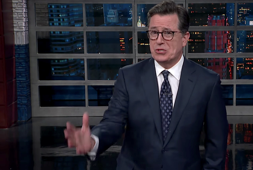 "The Late Show with Stephen Colbert" (YouTube/The Late Show with Stephen Colbert)