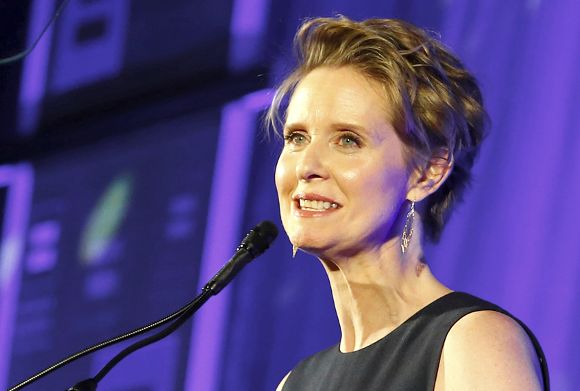 Cynthia Nixon (AP/Jason DeCrow)
