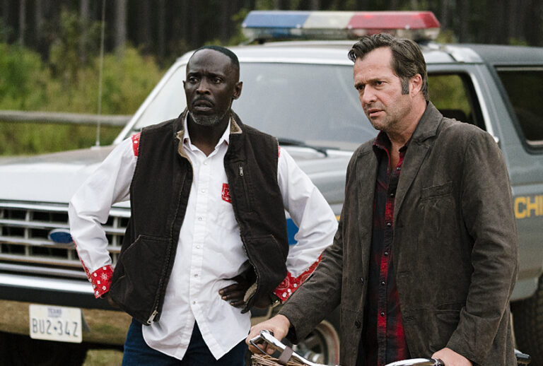 Michael K Williams and James Purefoy  in "Hap and Leonard" (Jace Downs/SundanceTV)