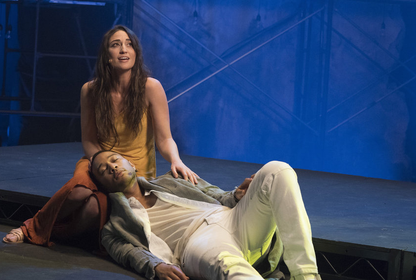 Sara Bareilles as Mary Magdalene and John Legend as Jesus Christ in "Jesus Christ Superstar Live in Concert!" (NBC/Virginia Sherwood)