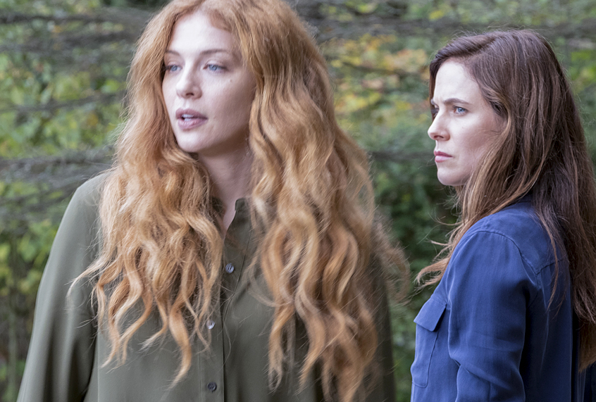 Rachel Lefevre and Caroline Dhavernas in "Mary Kills People" (Lifetime/Christos Kalohoridis)